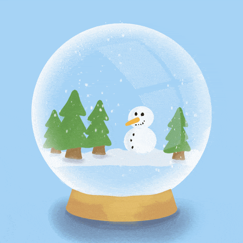 Kreslené sněžítko.