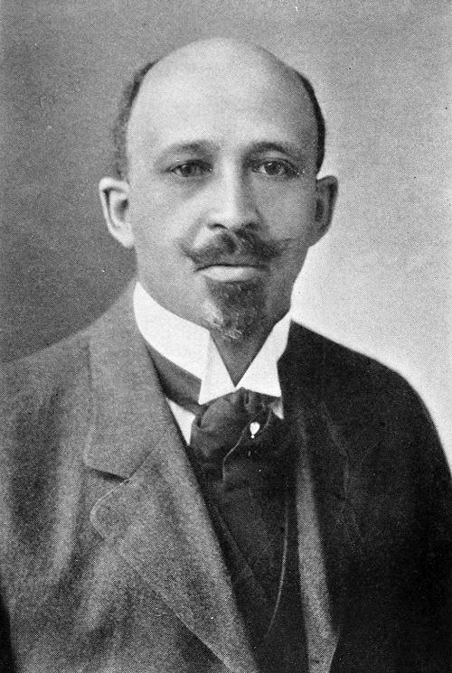 Černobílý portrét Williama Edwarda Burghardta Du Boise