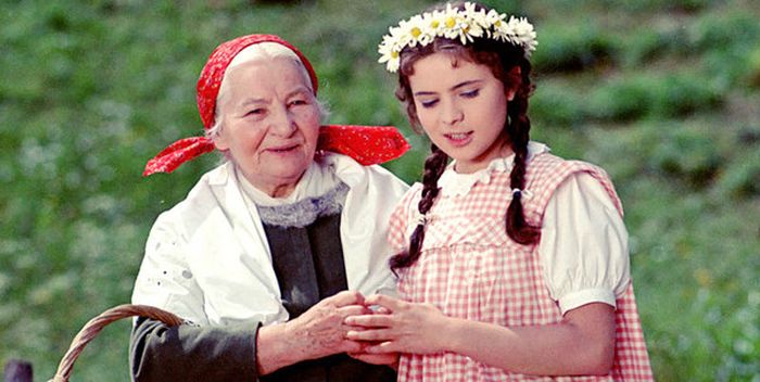 Film babička, kde Barunku hraje Libuše Šafránková.