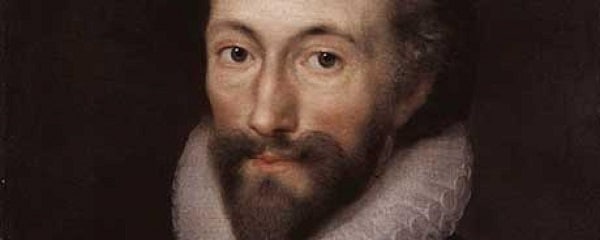 Barevná malba tváře Johna Donnea