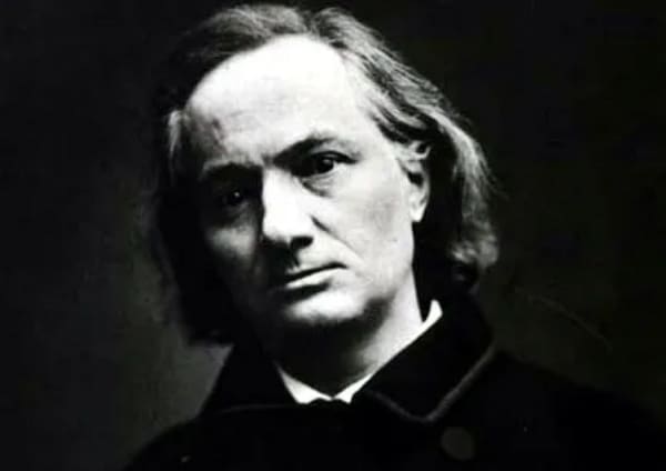 Černobílá fotografie Charlese Baudelaira