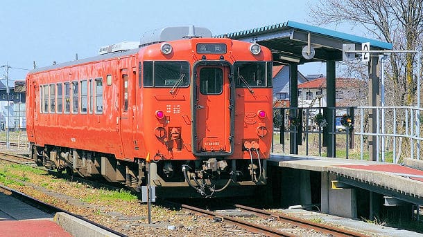 Japonská železnice Johana.