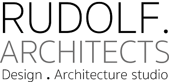 Logo designérské firmy "Rudolf architects".