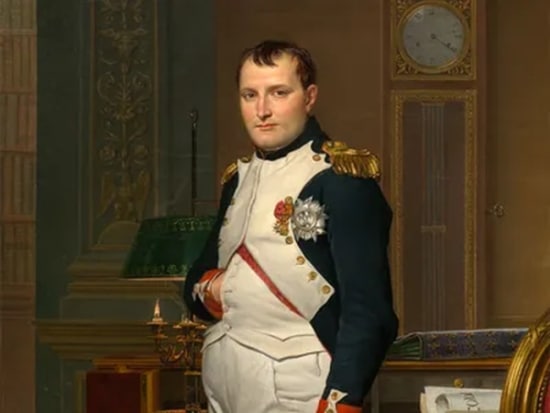 Portrét Napoleona Bonaparte.