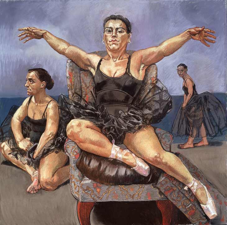 Obraz Pauly Rego s baletkami.