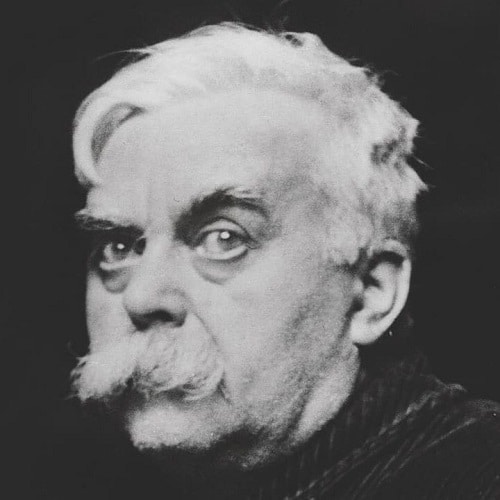 Černobílý portrét Léona Bloye