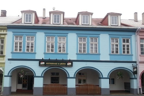 Restaurace U Jiřího v Přelouči.