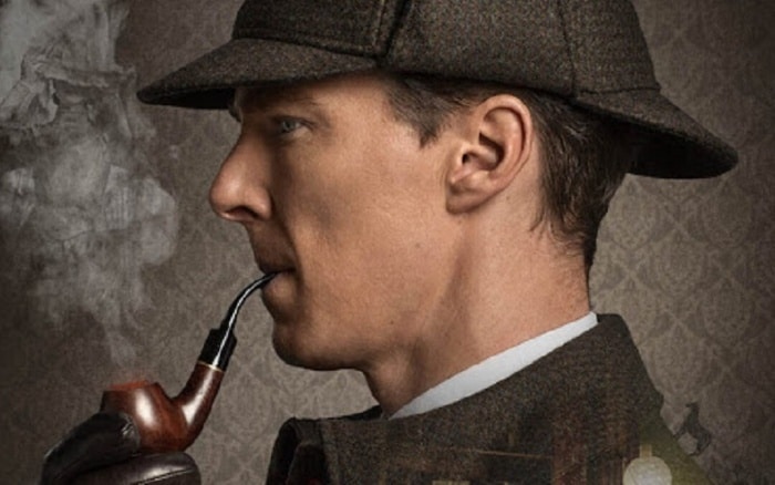Postava Sherlocka Holmese vytvořená Arthurem Conanem Doylem.
