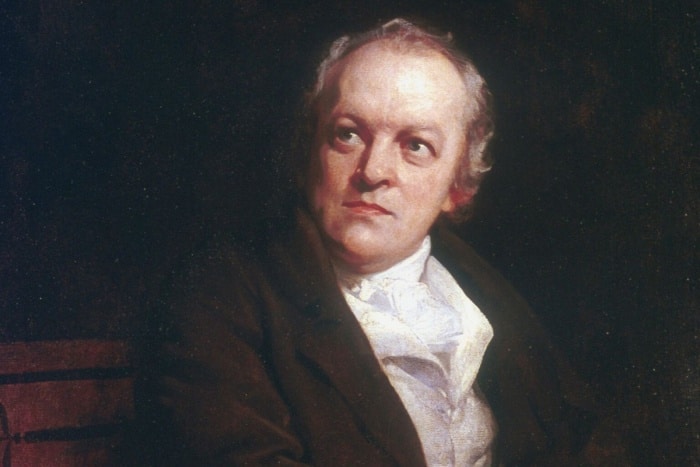 Portrét básníka Williama Blakea.
